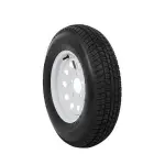 4.80"X12", 4-4.0, White Spoke, LR-C, 6 Ply, Bias, 990 lb.