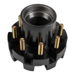 Close-up of a 12K trailer hub