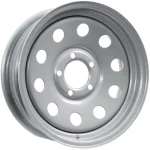 15" X 5", 5-4.75, Silver MOD, 3.19" CB, 1870 lb.