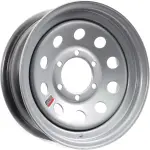 15"X6", 6-5.5, Silver MOD, 4.27" CB, 3040 lb.