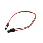 2 Way Flat, Molded, 12" Male/Female Loop