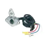 4 Flat Male-6 Female, Wiring Kit, Metal