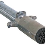 7-Way, Male, Spring, Round Treminal Pin, Zinc