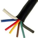 7 Way Cable, 12ga-White/Brown/Blue, 14ga- Red/Green/Black/Yellow