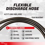 Tera Pump XL, Battery Powered, Fuel Transfer Pump w/ Flexible hose - Image 4