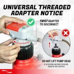 Tera Pump XL, Battery Powered, Fuel Transfer Pump w/ Flexible hose - Image 5