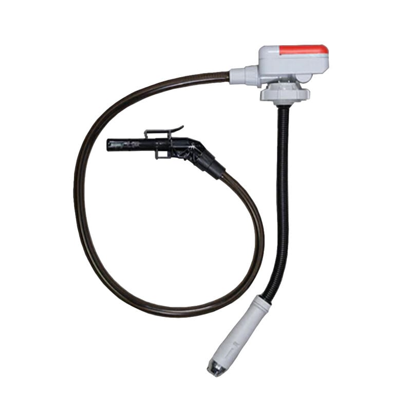Automatic gasoline fuel nozzle with red cover
