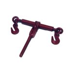 Heavy-duty ratchet chain binder for trailer tie-downs
