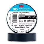 Vinyl Tape, Black, 3M, 3/4