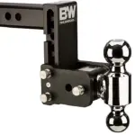 B & W, Tow & Stow, 2" & 2-5/16", 5" Drop, 5-1/2" Rise, 2" Shank, Black