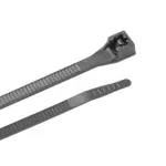 Cable Ties, 11", 75 lbs., UV black
