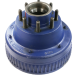Rockwell Trailer Hub And Drum, 10000 lb, 4.88" Hub Pilot, 8 on 6-1/2", 99865-1P488AB