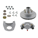 Rotor/Hub Kit, #42, 655, Bearings, Dacromet, 12" Rotor