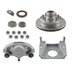 Rotor/Hub Kit, #42, 865, Bearings, Dacromet, 12" Rotor