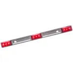 ID Bar, Red, Stainless Base
