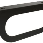 Light Bracket, Oval 6-1/2", Steel, Black, (421)