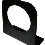 Light Bracket, Round 2", Steel, Black, (146)