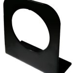 Light Bracket, Round 2.5", Steel, Black, (142)