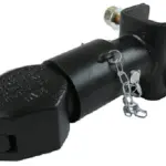 RAM Adjustable Channel Mount Trailer Coupler, 2-5/16" Ball, 12,500 lb, Sleeve Lock, CTA-296
