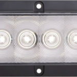 Reverse Light, Clear, Oval 6-1/2", Surface/Flange Mount