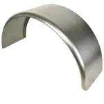 10-3/4" X 36", 16 ga, Round Smooth Single Axle Fender