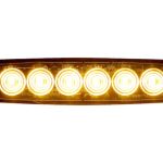 Strobe, LED, 5" Ultra Thin, Amber