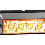 Strobe, LED, 4 7/8" Raised, Amber