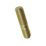 Stud, Double Sided, 1/2"-20 X 1/2"-20, Fine-Fine, Yellow