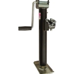 RAM Pipe Mount Swivel Trailer Jack, 5000 lbs, Sidewind, 10" Travel, TJP-5001S-B