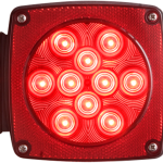 Tail Light, Left, Under 80", Water Proof, 2 Stud Mount, (440)