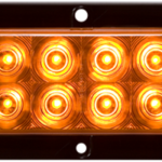 Turn Signal, Amber, Oval 6-1/2", Surface Mount