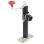RAM Pipe Mount Swivel Trailer Jack, 2000 lbs, Topwind, 10" Travel, TJP-2001-B
