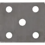 U-Bolt Kit, Round, 1-3/4" X 4.385" X 3/8"-16