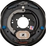 Dexter Electric Trailer Brake Assembly, Left Hand, 7,000 lb, Manual Adjust, 12X2, K23-180-00