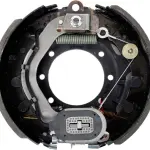 Dexter Electric Brake Assembly, Left Hand, 12-1/4" X 5", 12000 lb. HD, Self Adjust
