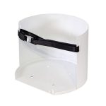 Water Cooler Mount, 5 Gallon, White Steel
