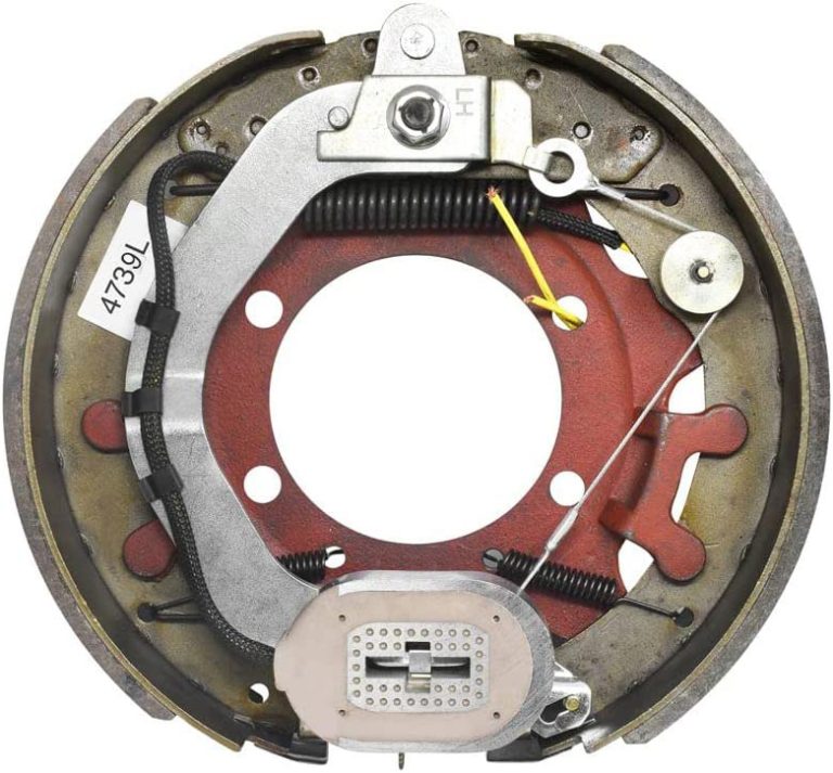 Rockwell Electric Brake Assembly, Left Hand, 8000 lb, Self Adjust