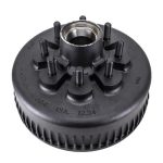 MAT 8,000 lb Trailer Hub & Drum, 12-1/4″ X 3-3/8″, Oil Bath, 9/16" Studs, 99-86580-26