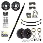 Trailer Straight Axle Kit - 3,500lbs. - With Brakes, H-35-1