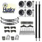 Tandem Trailer Straight Axle Kit - 3,500lbs. - No Brakes, HT-35