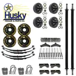 Tandem Trailer Straight Axle Kit - 5,200-6,000 lbs. - Two Axle Brake - Image 2
