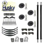 Tandem Trailer Straight Axle Kit - 7,000 lbs. - No Brakes, HT-7K