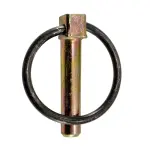 Buyers Yellow Zinc Plated Linch Pin, 7/16" Diameter X 1-31/32" Long With Snap Ring