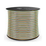 2500' Spool, 4 Wat Flat, 16/4, White/Brown,Yellow/Green, 84165X2500