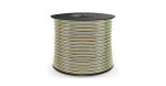 2500' Spool, 4 Wat Flat, 16/4, White/Brown,Yellow/Green, 84165X2500
