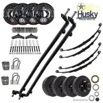 Tandem Trailer Drop Axle Kit - 3,500lbs. - Two Axle Brake