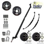 Trailer Drop Axle Kit - 5,200/6,000lbs. - With Brakes