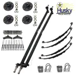 Tandem Trailer Drop Axle Kit - 7,000 lbs. - No Brakes