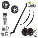Trailer Drop Axle Kit - 5,200/6,000lbs. - With Brakes