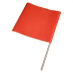 Orange Safety Flag 18" x 18"